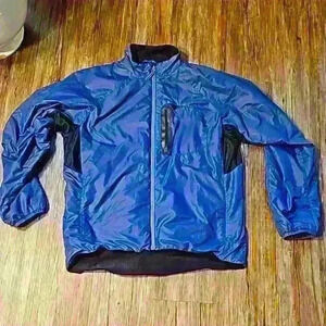 Mens Marmot Blue Fleece Lined Performance Jacket Large